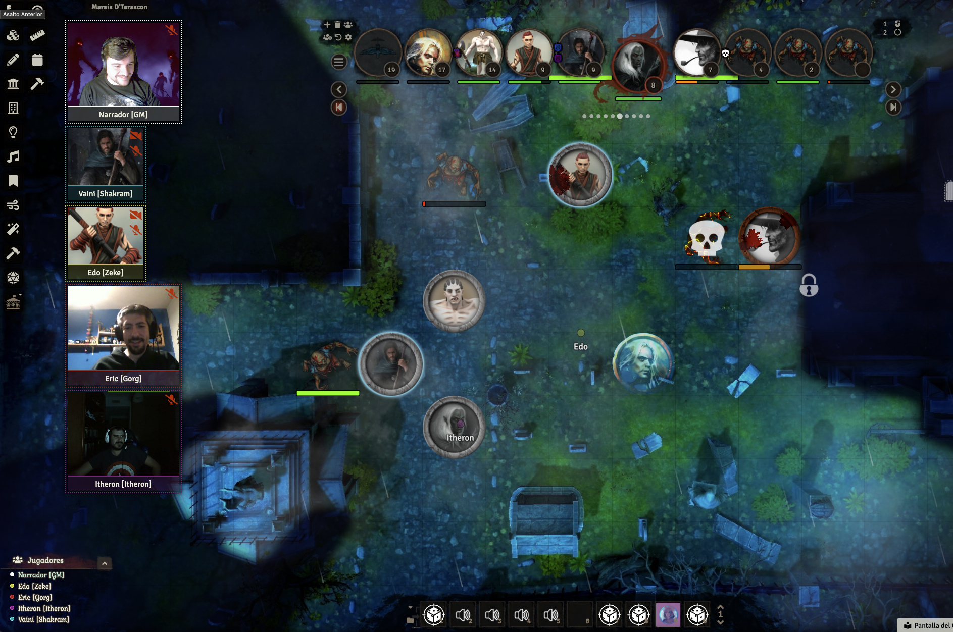 Partida de rol en Rol Dorado