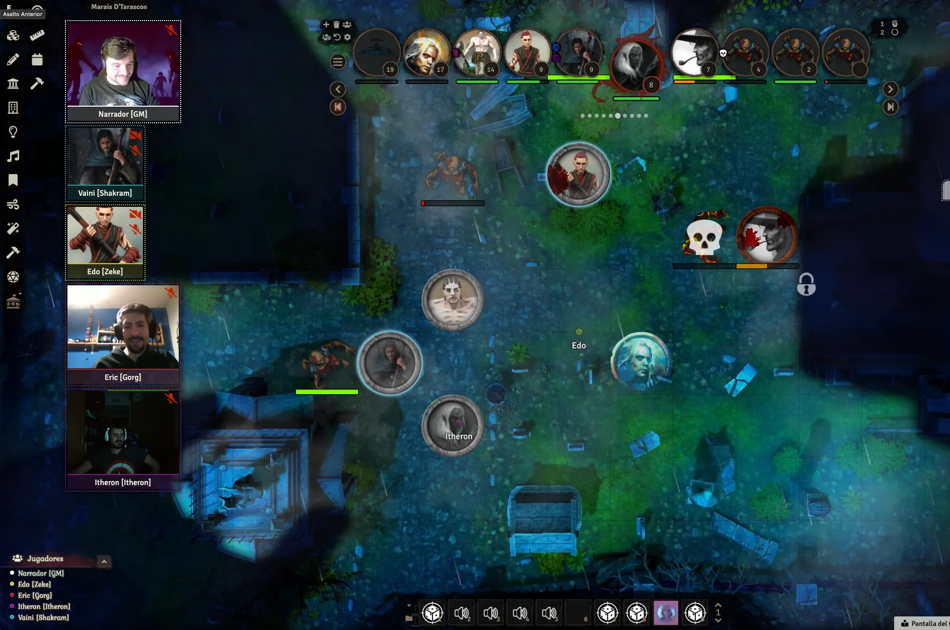 Partida de rol en Rol Dorado